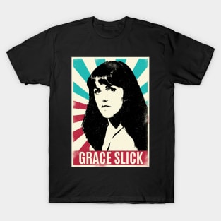 Vintage Retro GRACE SLICK 80S T-Shirt